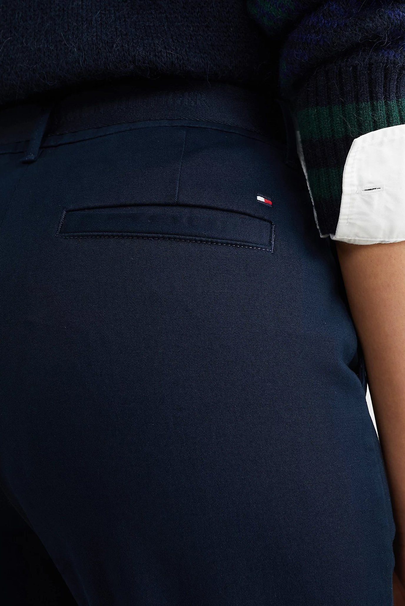 Женские темно-синие брюки 4