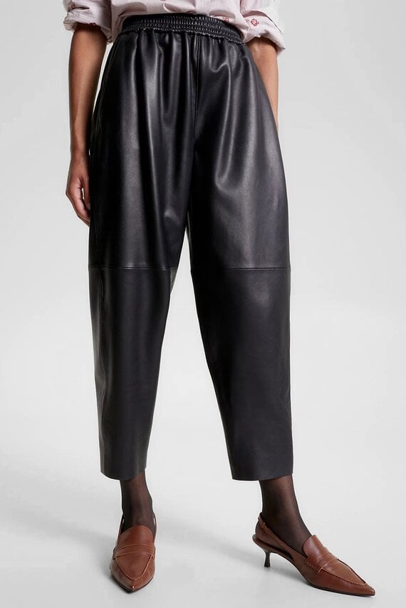 Штаны LEATHER JOGGER PANT
