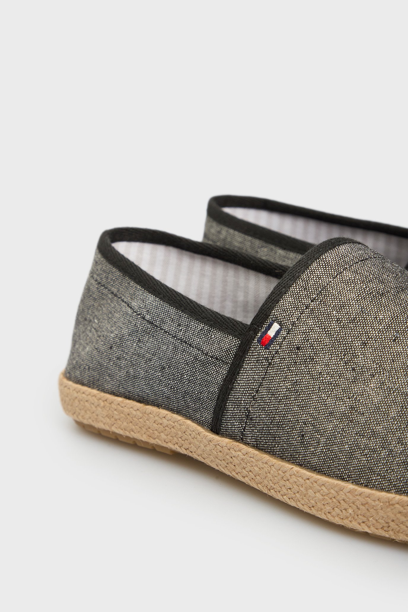 Мужские темно-серые эспадрильи HILFIGER CHAMBRAY ESPADRILLETommy Hilfiger Мужские темно-серые эспадрильи HILFIGER CHAMBRAY ESPADRILLE 2