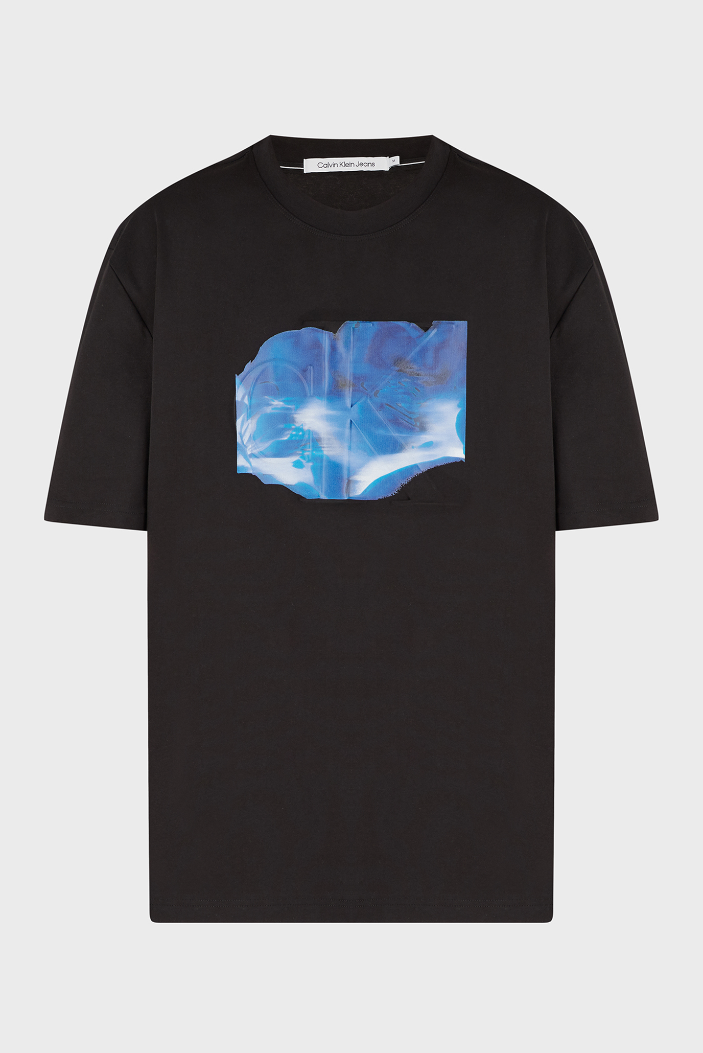 Мужская черная футболка EMBOSSED EUPHORIC FLORAL TEE 5