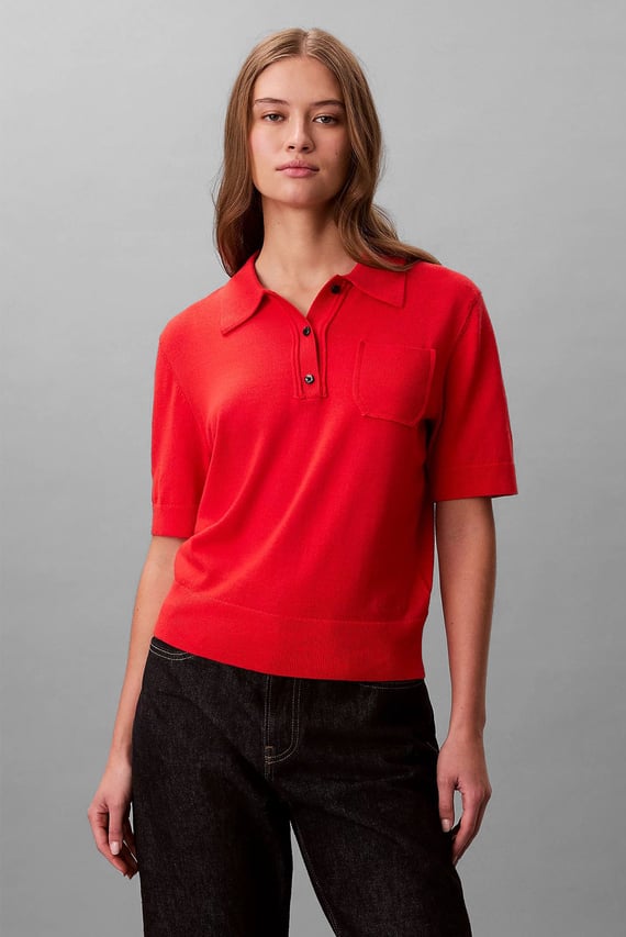 Свитер Inside Out Merino Short Sleeve P Calvin Klein