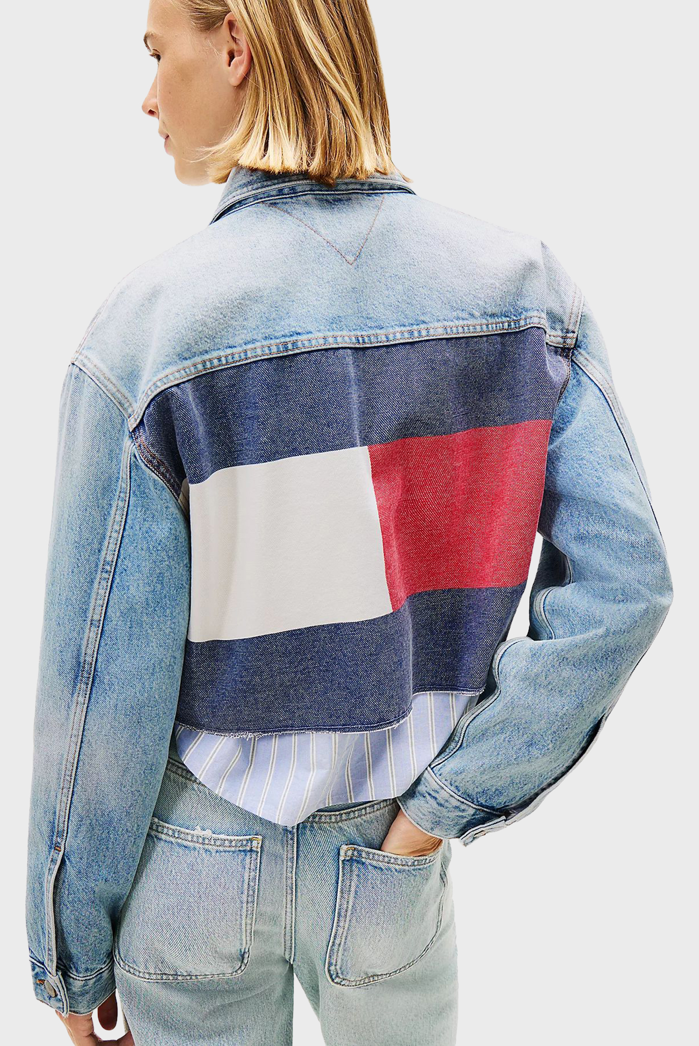 Куртка джинсовая/CROPPD TRCKR JKT RWB EXT CI6033 4