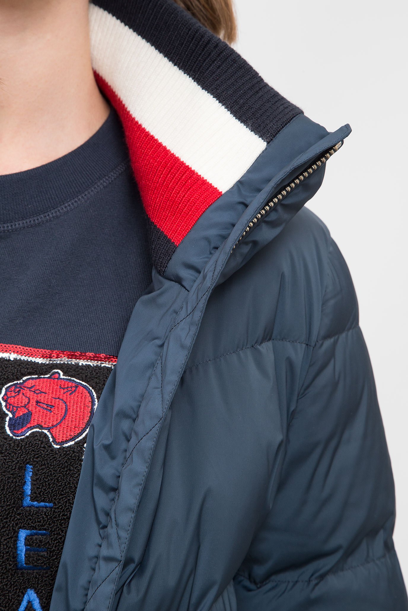 Женский темно-синий пуховик CALLIE ICON DOWN COAT 9