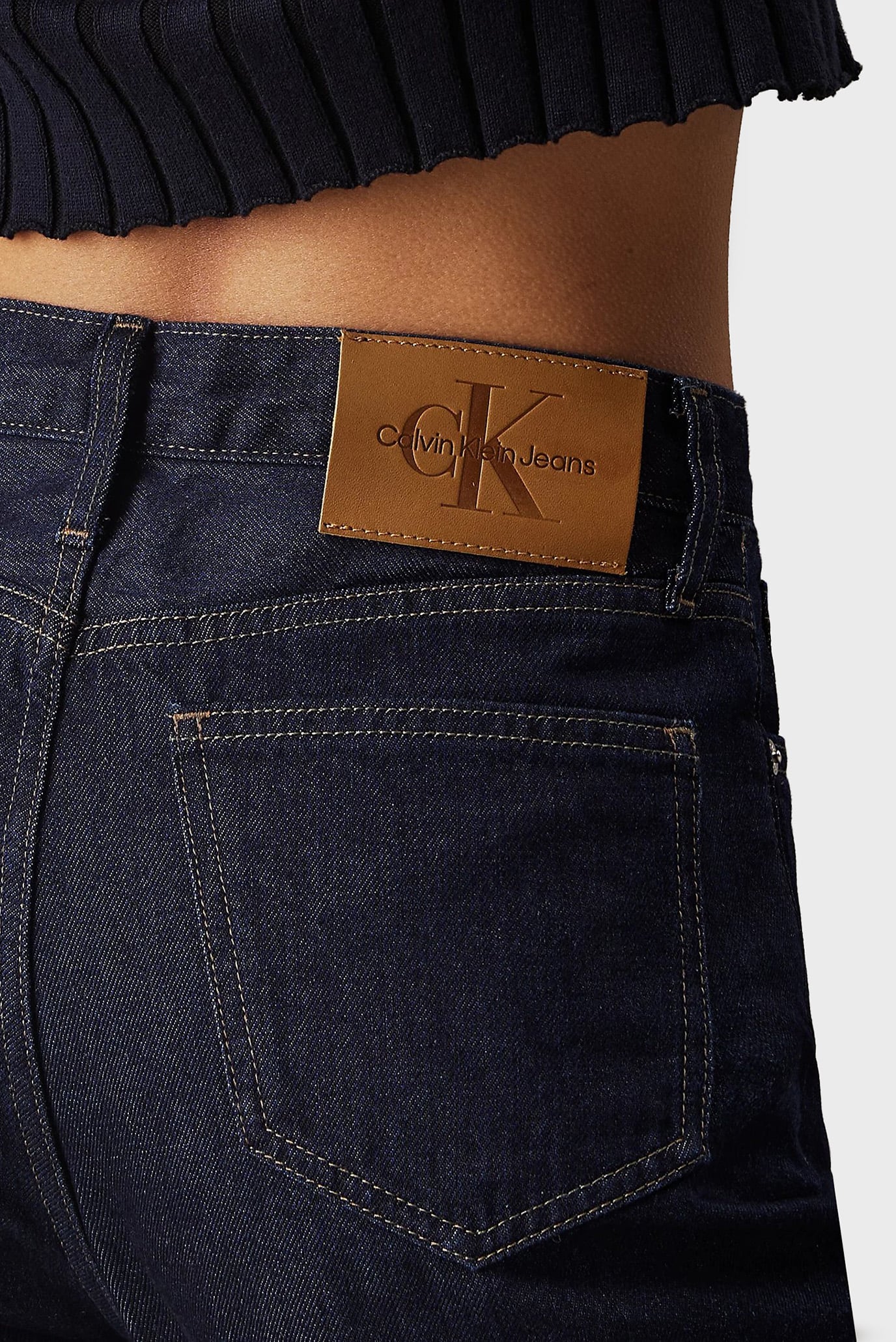 Женские темно-синие джинсы HIGH RISE STRAIGHT 5