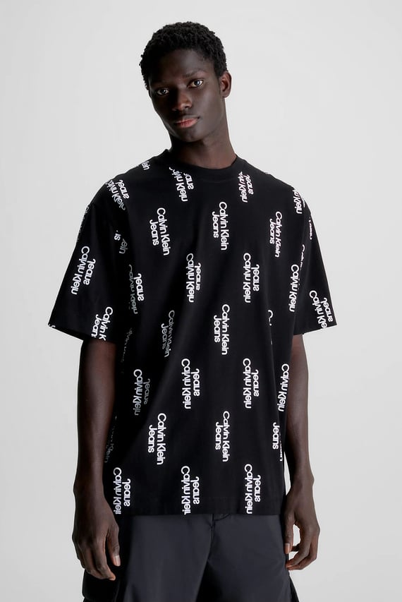 Футболка STACKED LOGO AOP TEE Calvin Klein Jeans