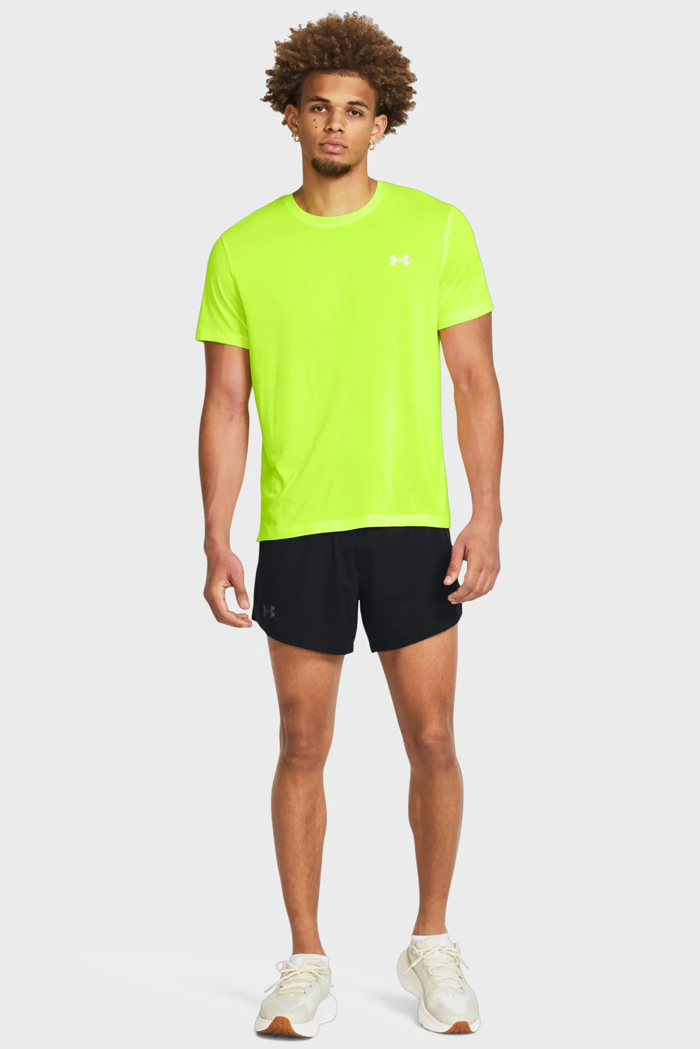 Мужские черные шорты UA LAUNCH ELITE 5'' SHORTS 2