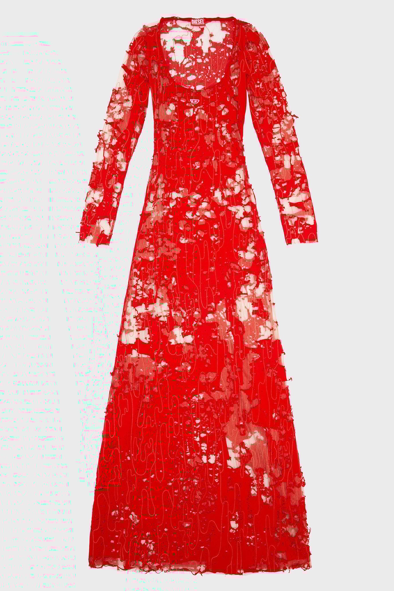 Женское красное платье D-LEA 5