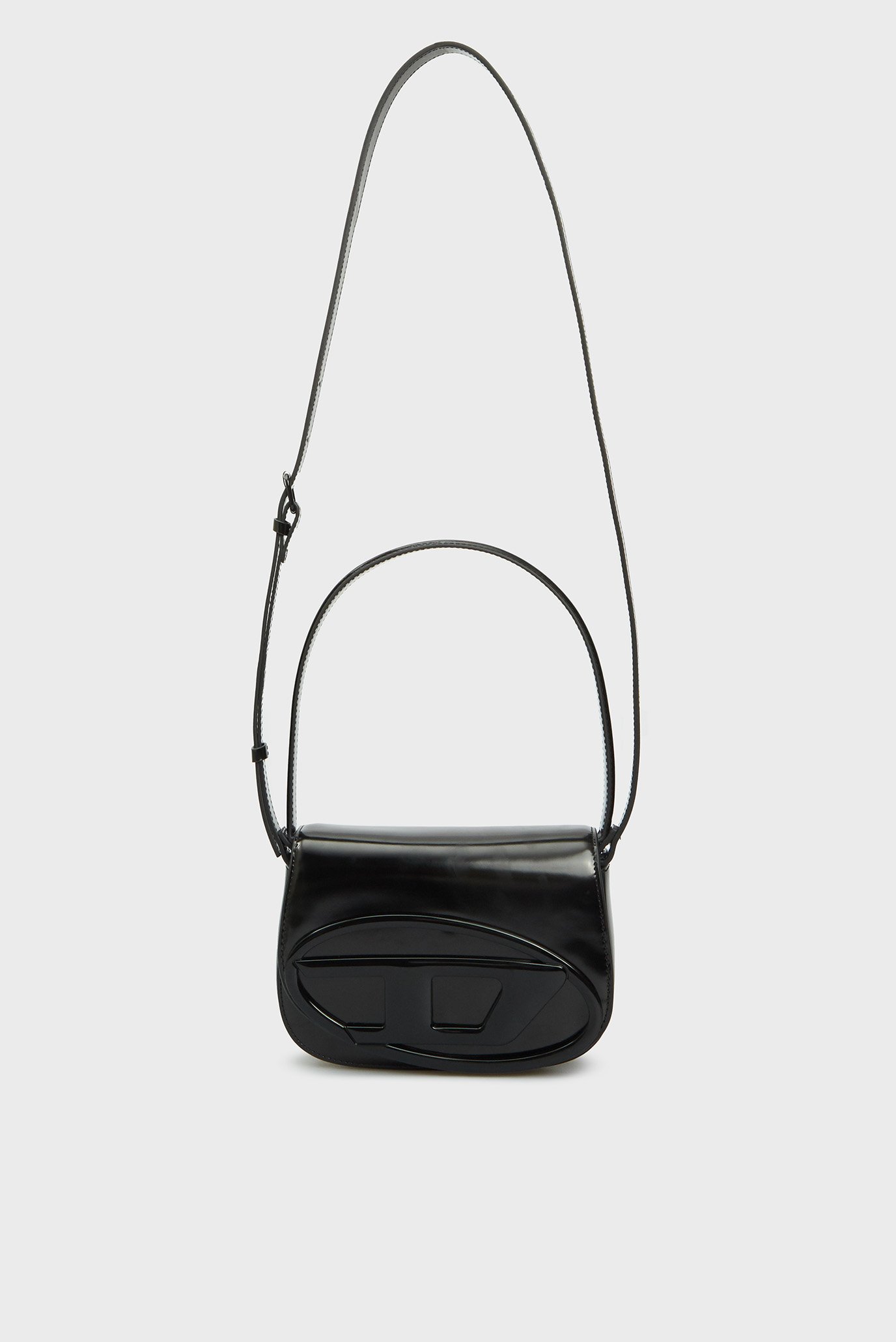 Женская черная кожаная сумка 1DRDiesel Женская черная кожаная сумка 1DR 3