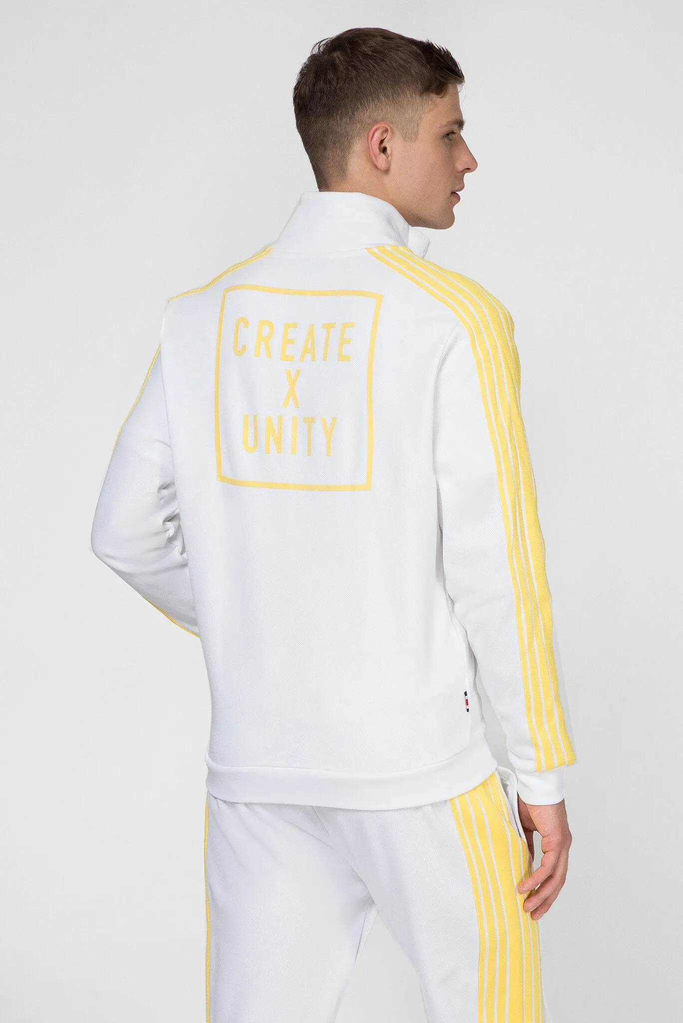 Мужская белая спортивная кофта LEWIS HAMILTON 3