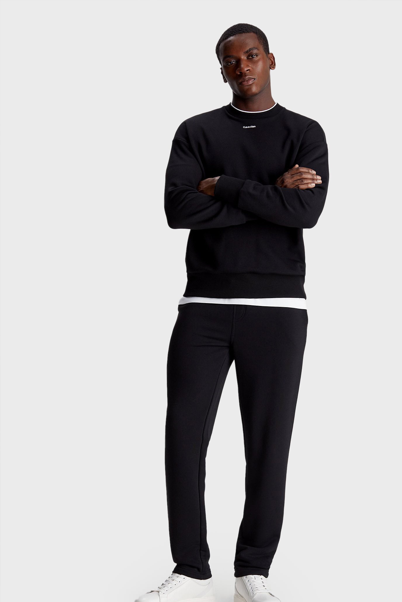 Мужской черный свитшот NANO LOGO 2