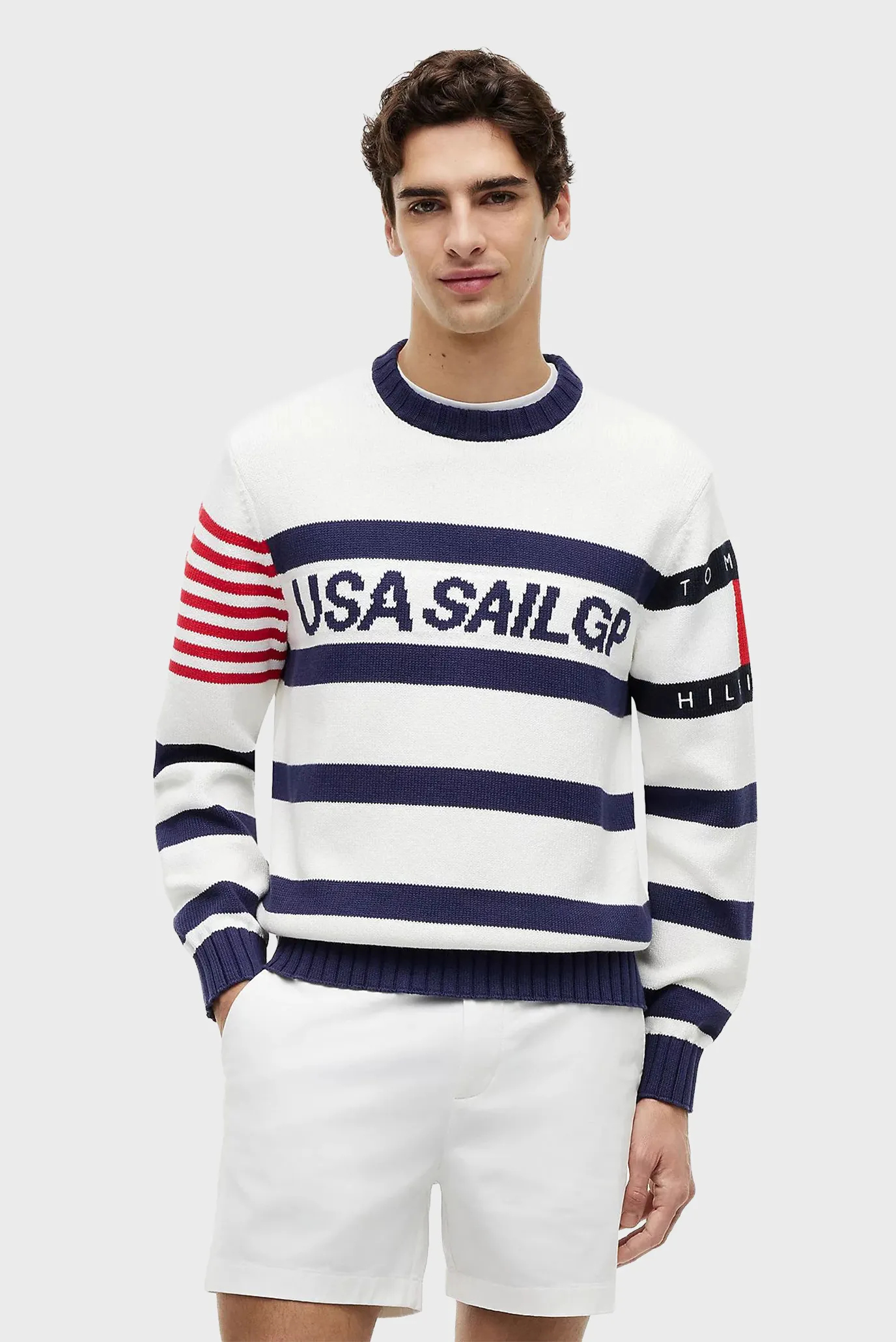 Свитер US SAILGP MARINE STRIPE CREWNECK 1