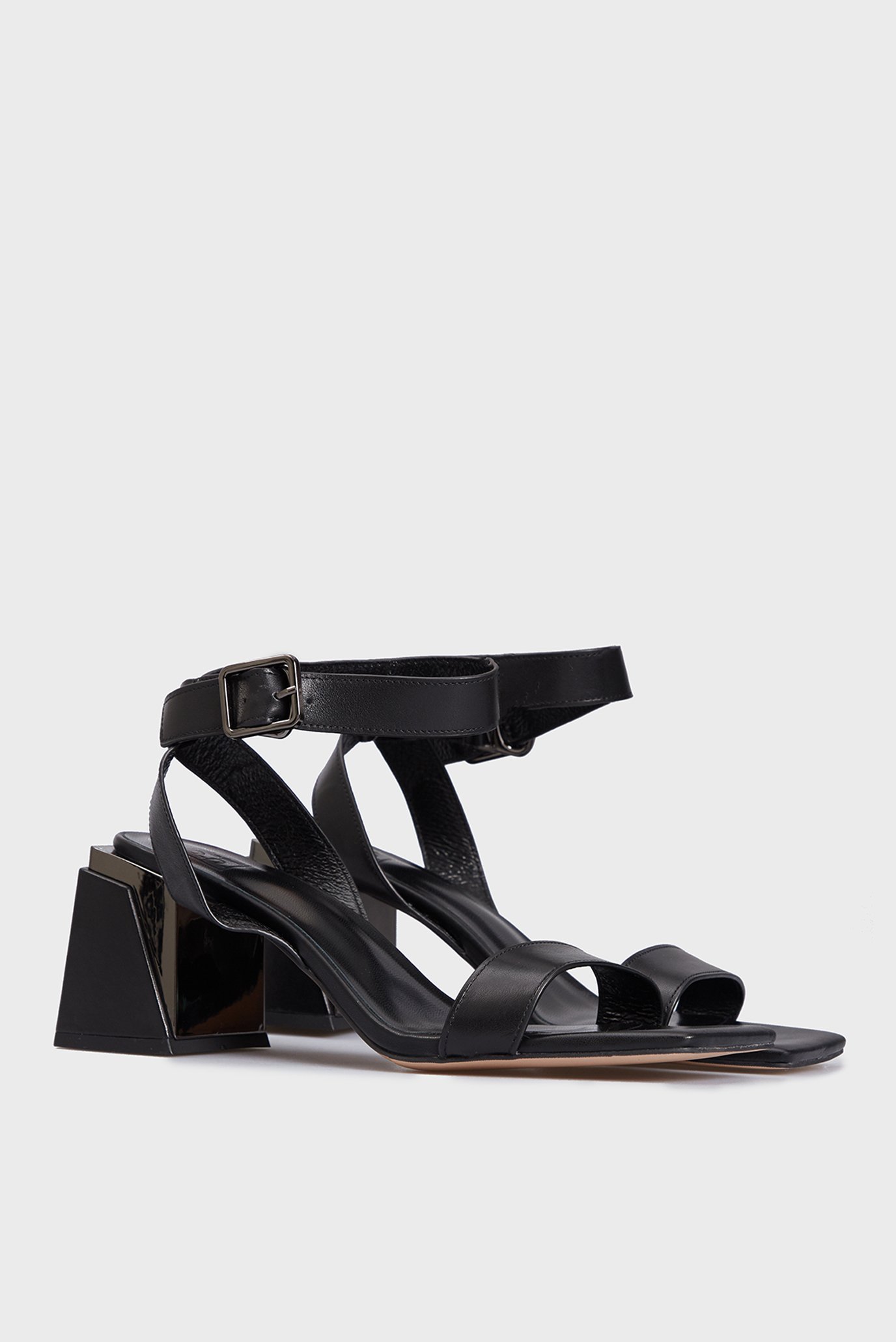 Женские черные кожаные босоножки GwendolynPRPY Женские черные кожаные босоножки Gwendolyn 3