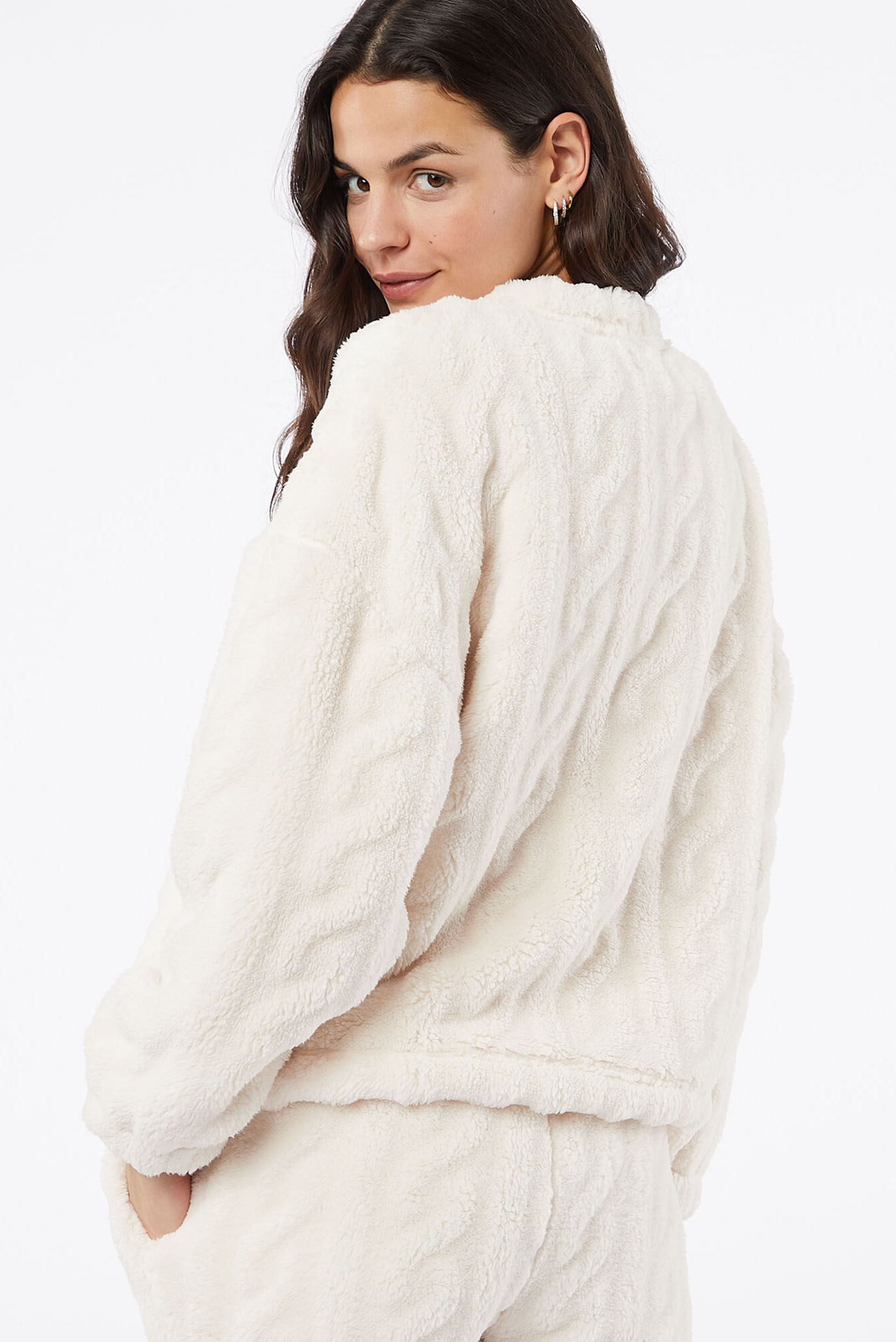 Женский бежевый свитшот NALANE 2