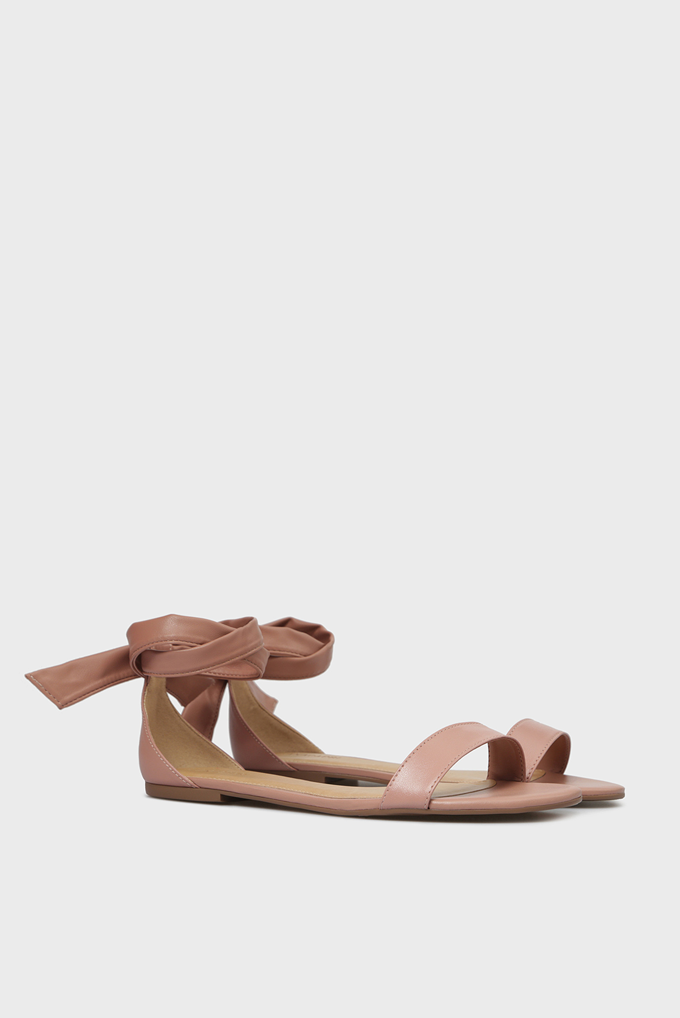 Женские бежевые сандалии 7