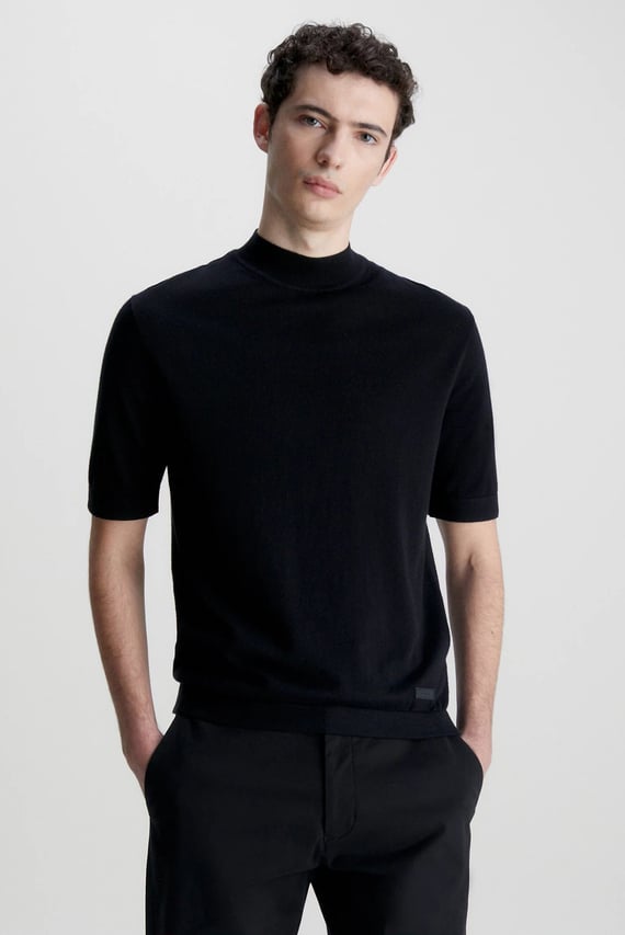 Свитер COTTON SILK BLEND MINI MOCK