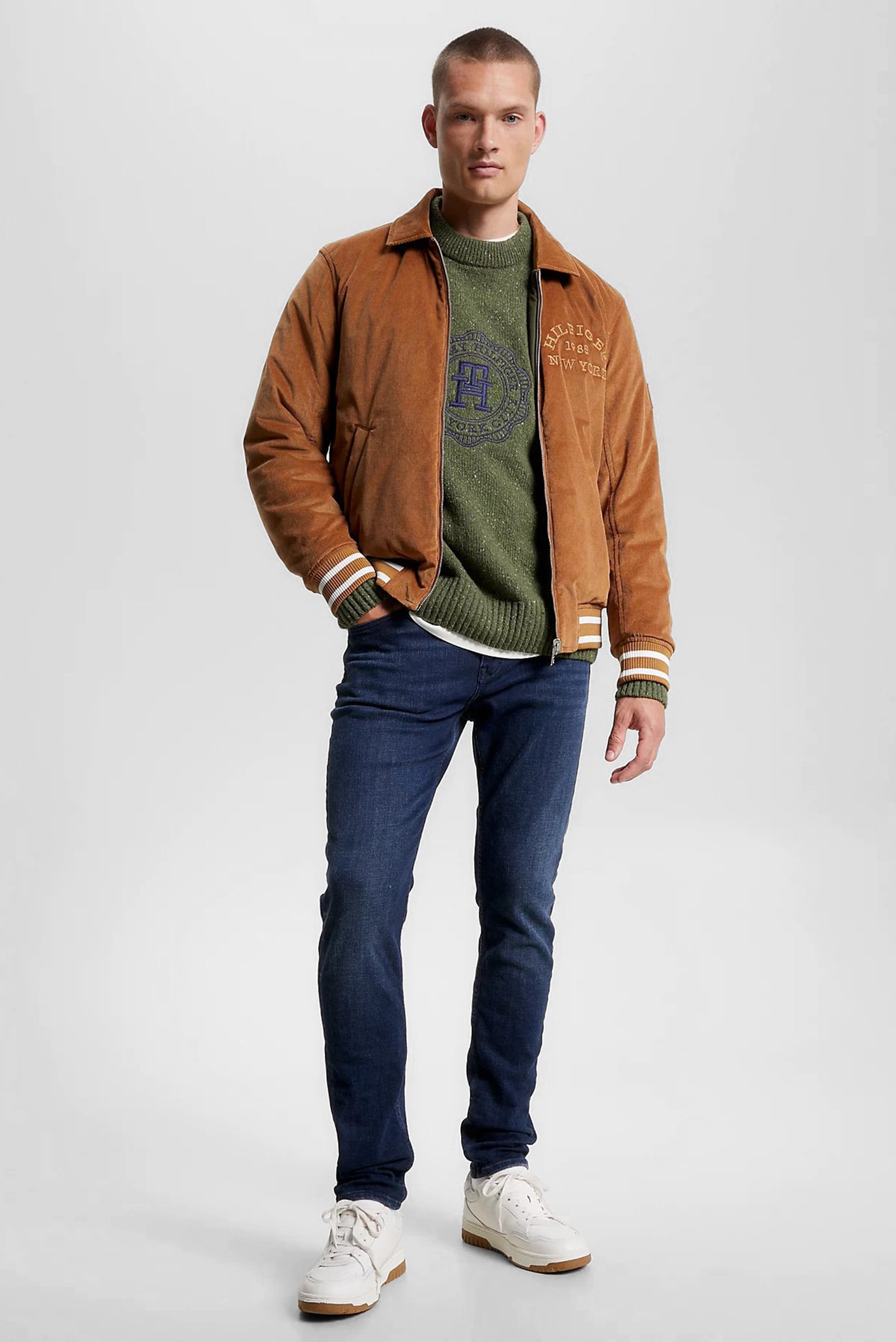 Мужские темно-синие джинсы TAPERED HOUSTON PSTR NEPON IND 2