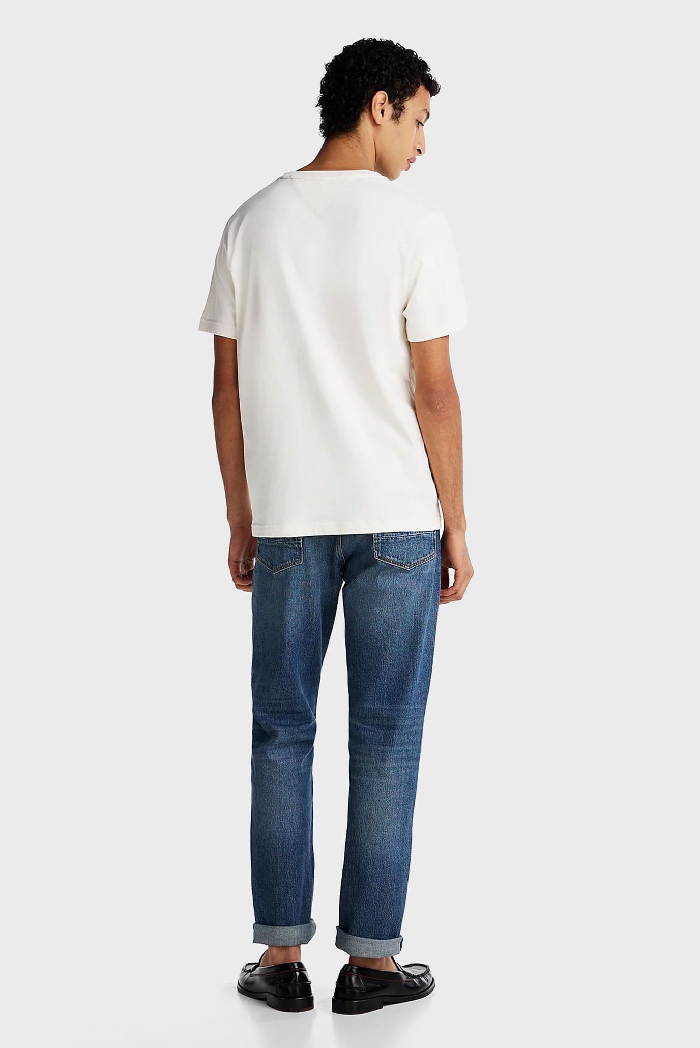 Мужская белая футболка HILFIGER FLAGS TEE 3