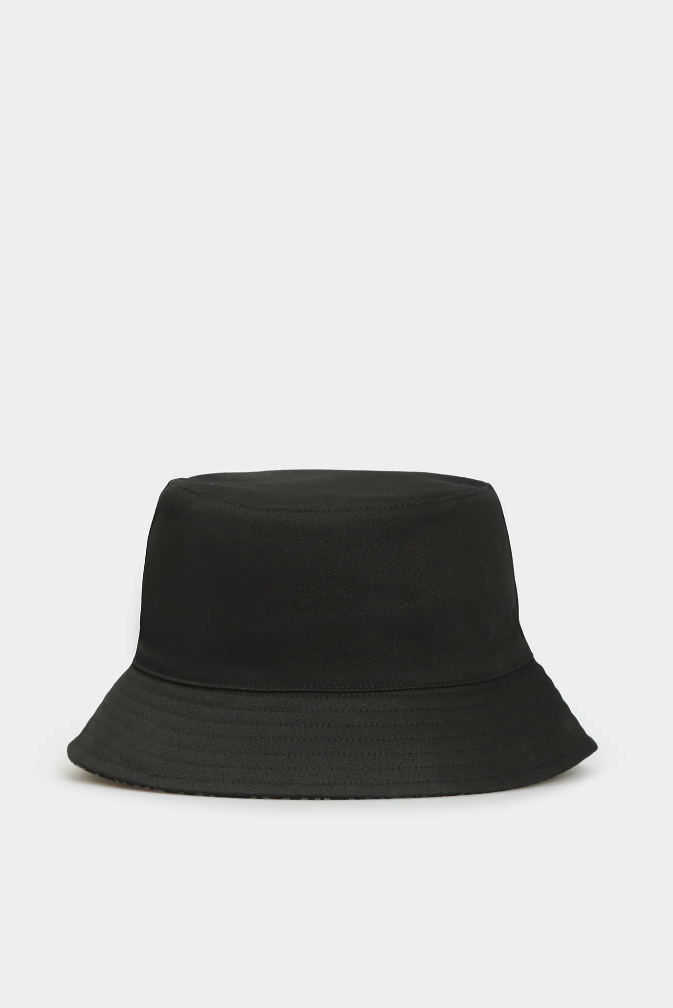 Женская черная двусторонняя панама 2