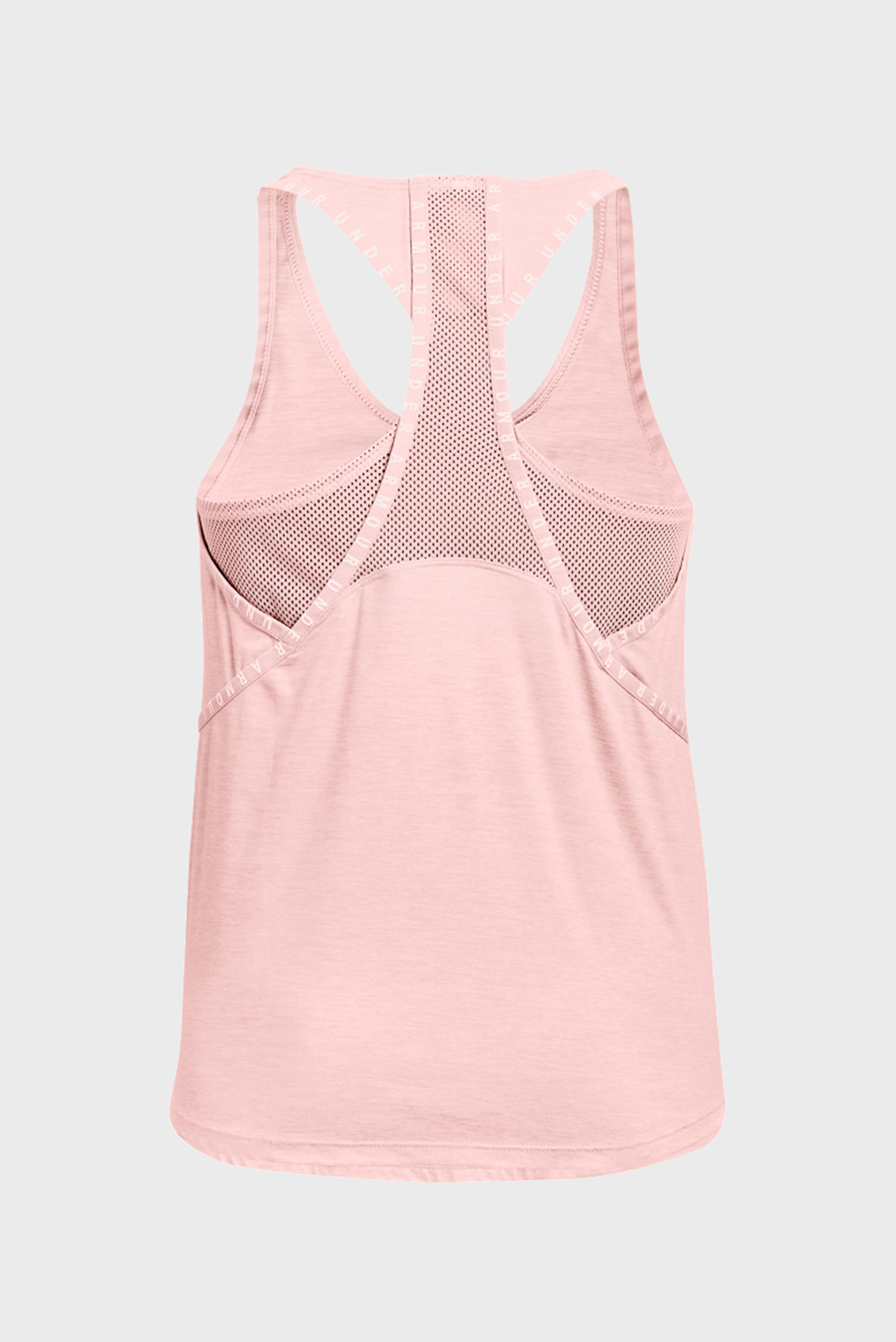 Женская розовая майка UA Knockout Mesh Back Tank 12