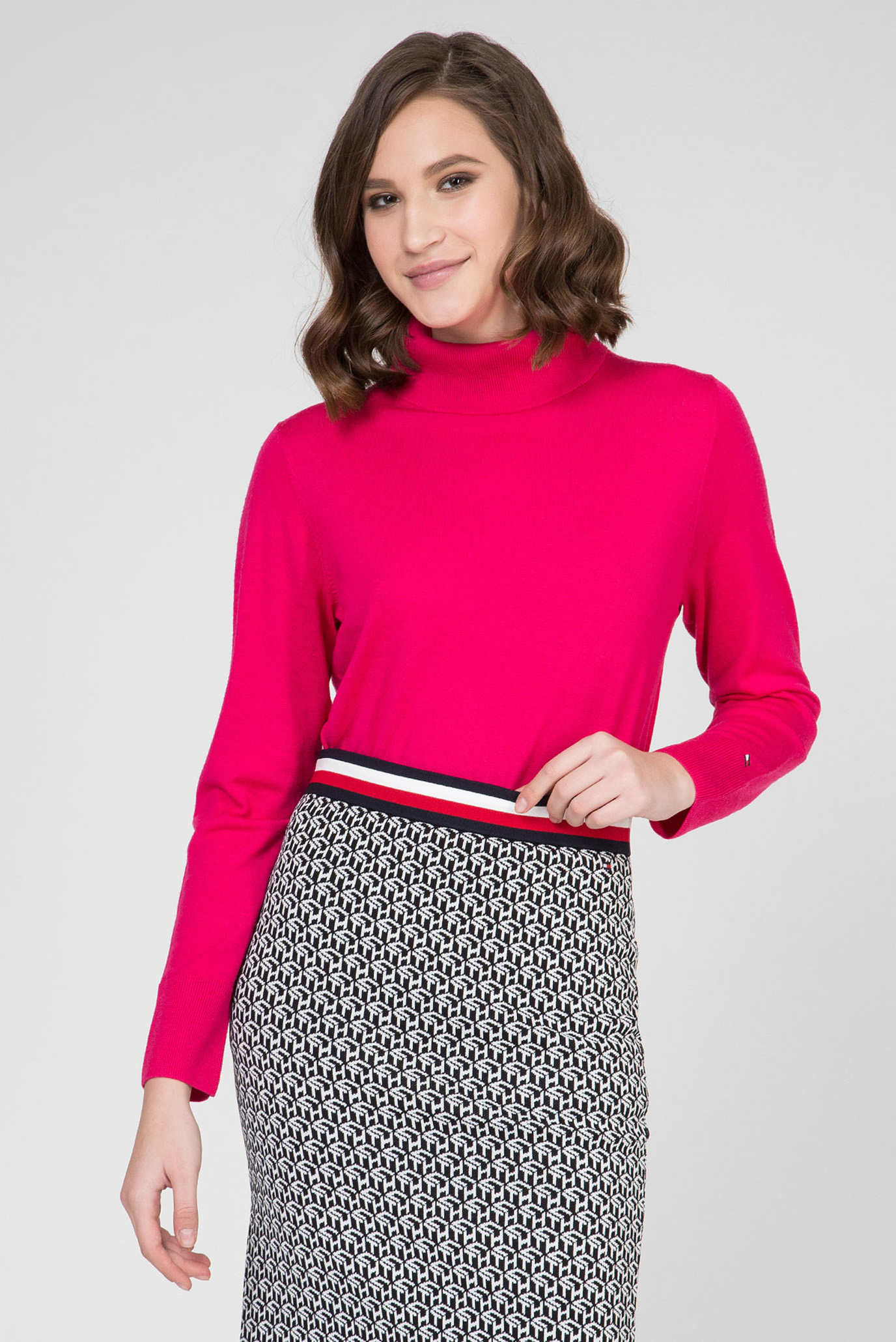 Женский розовый гольф JAKAYLA HIGH-NK 6