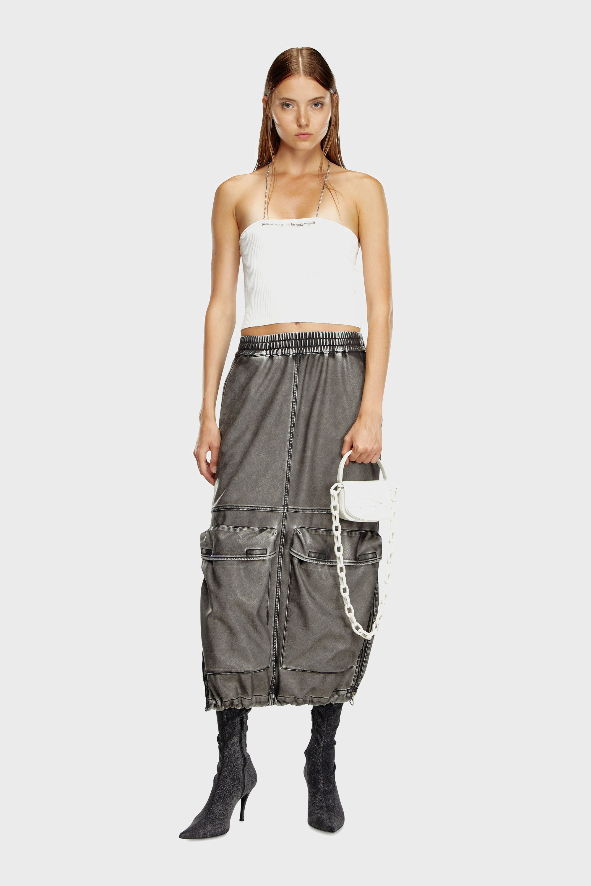 Женская белая кожаная сумка 1DR 10