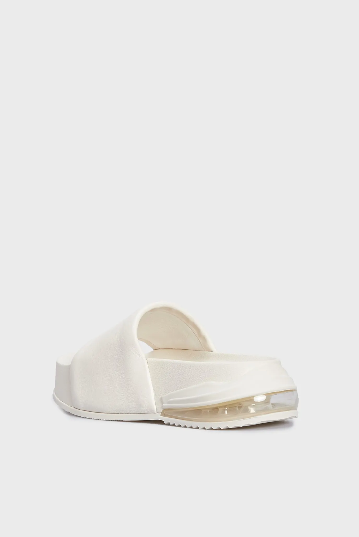 Женские белые кожаные слайдеры Kimberly 5
