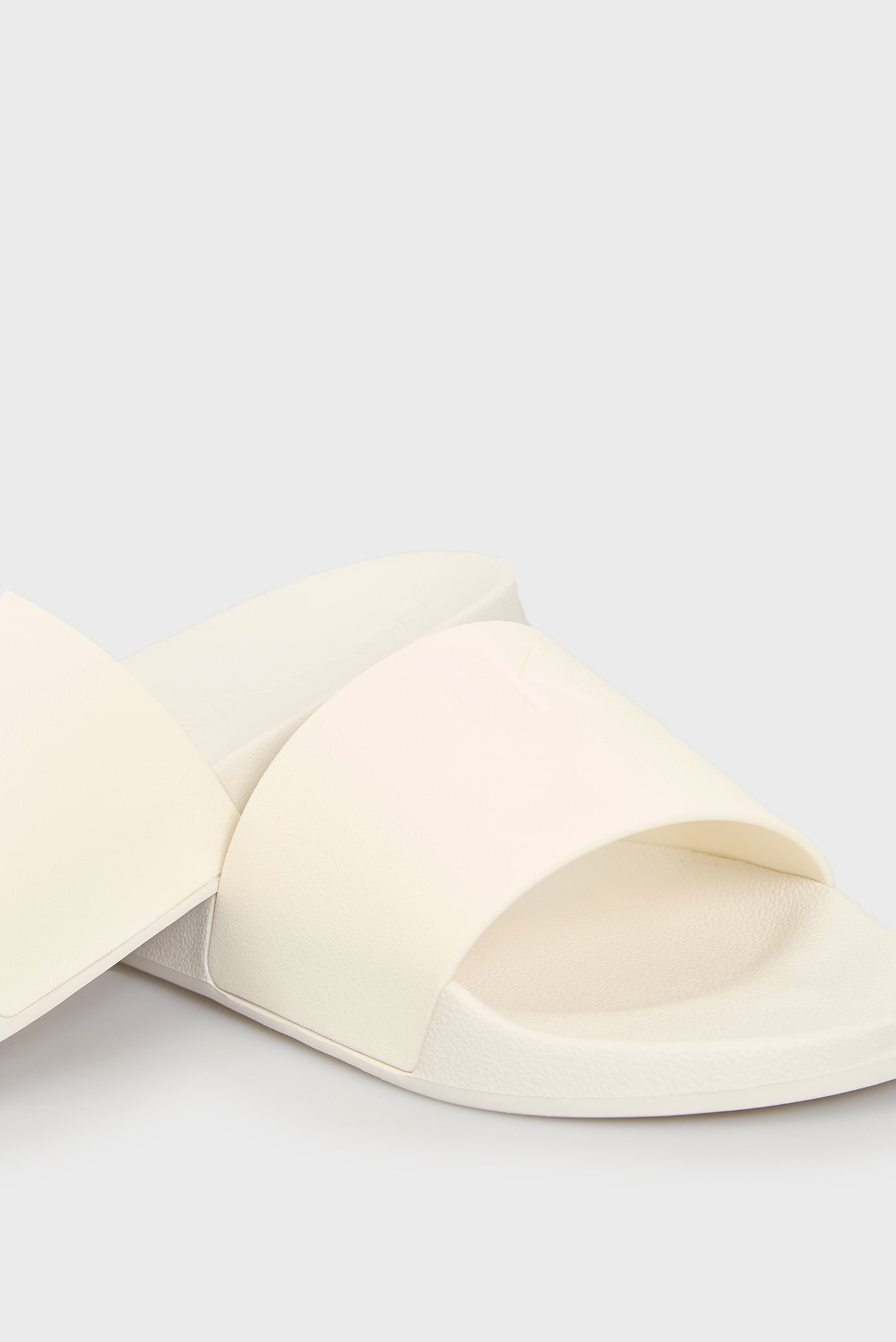 Женские белые слайдеры SLIDE MONOGRAM TPU 2