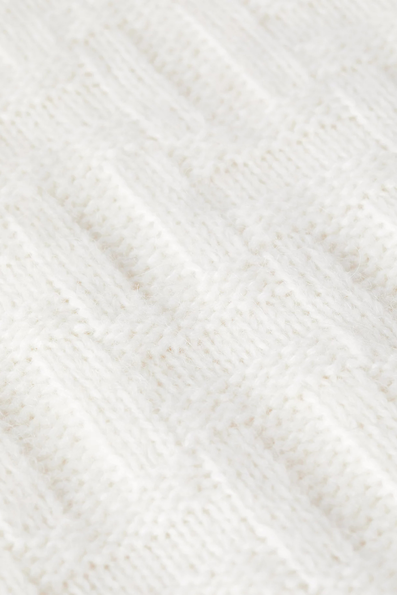 Женский белый гольф AMD TONAL TEXTURE ROLL-NK SWT 5