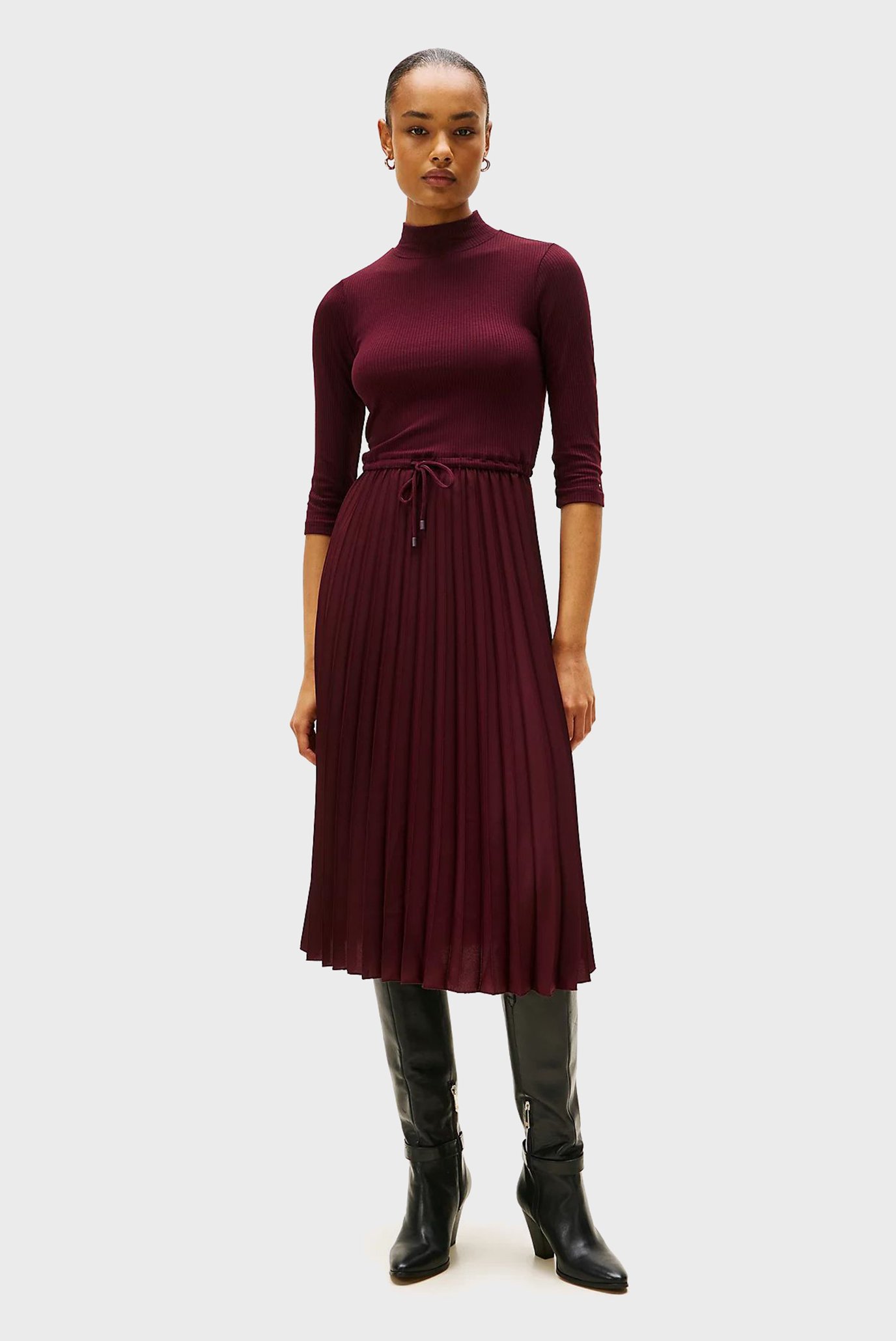 Платье SLIM 5X2 RIB MIX MIDI DRS 1