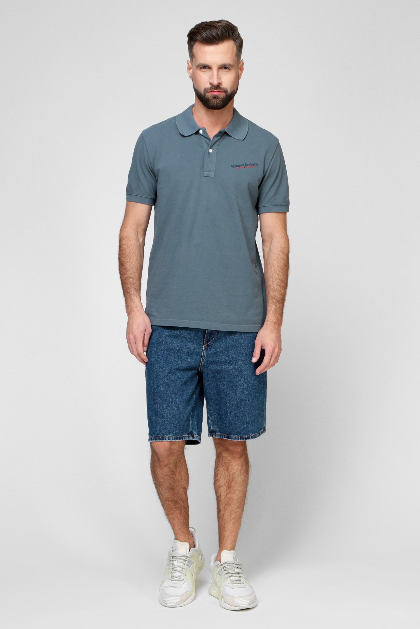 Мужские синие джинсовые шорты D-STRUKT-SHORT 10