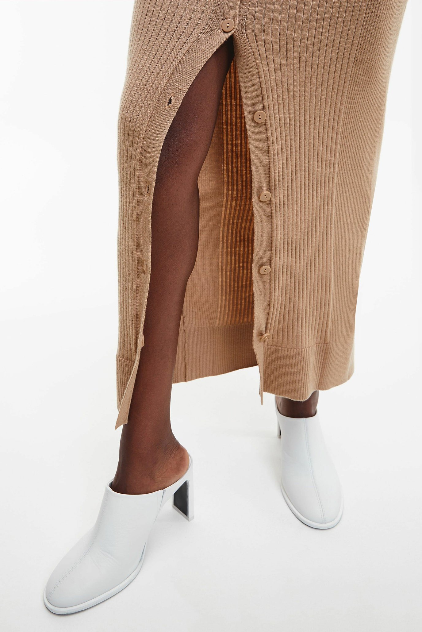 Платье WOOL TENCEL RIB DRESS 4