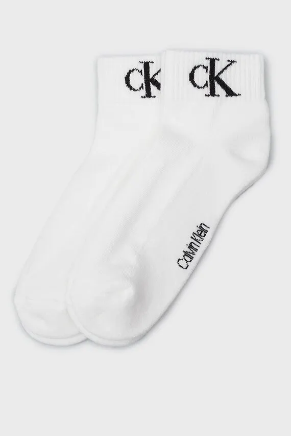 Носки CKJ MEN QUARTER 2P MONOGRAM Calvin Klein Jeans