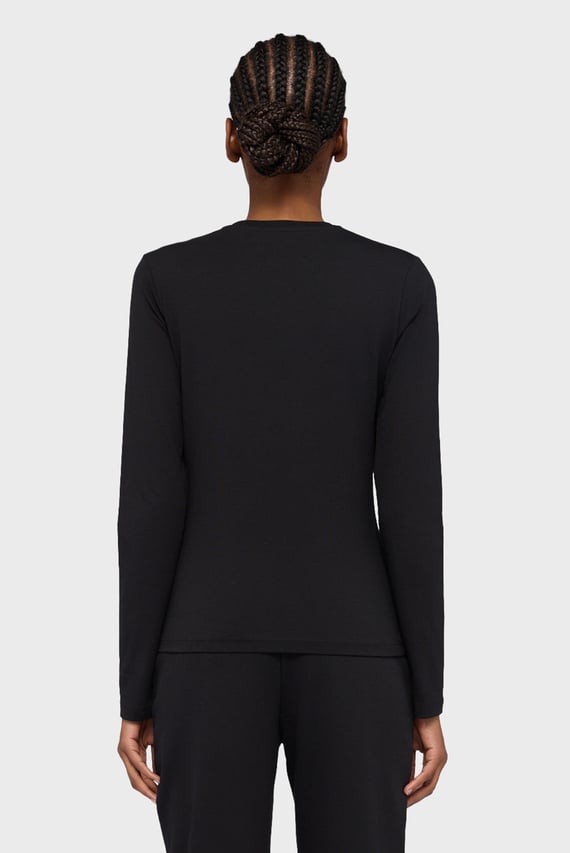 Лонгслив WTL01J01 SLIM FIT LONG SLEEVES T-SHIRT - ESSENTIAL LEVRIERO EMBROIDER