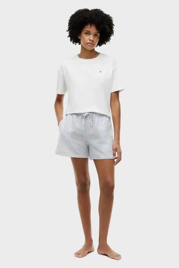 Пижама JERSEY TEE SEERSUCKER SHORT SET Tommy Hilfiger