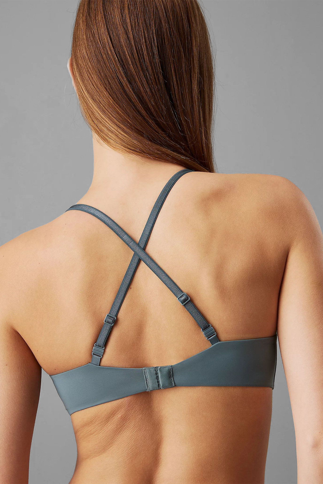 Женский синий бюстгальтер LIFT DEMI (WIREFREE) 2