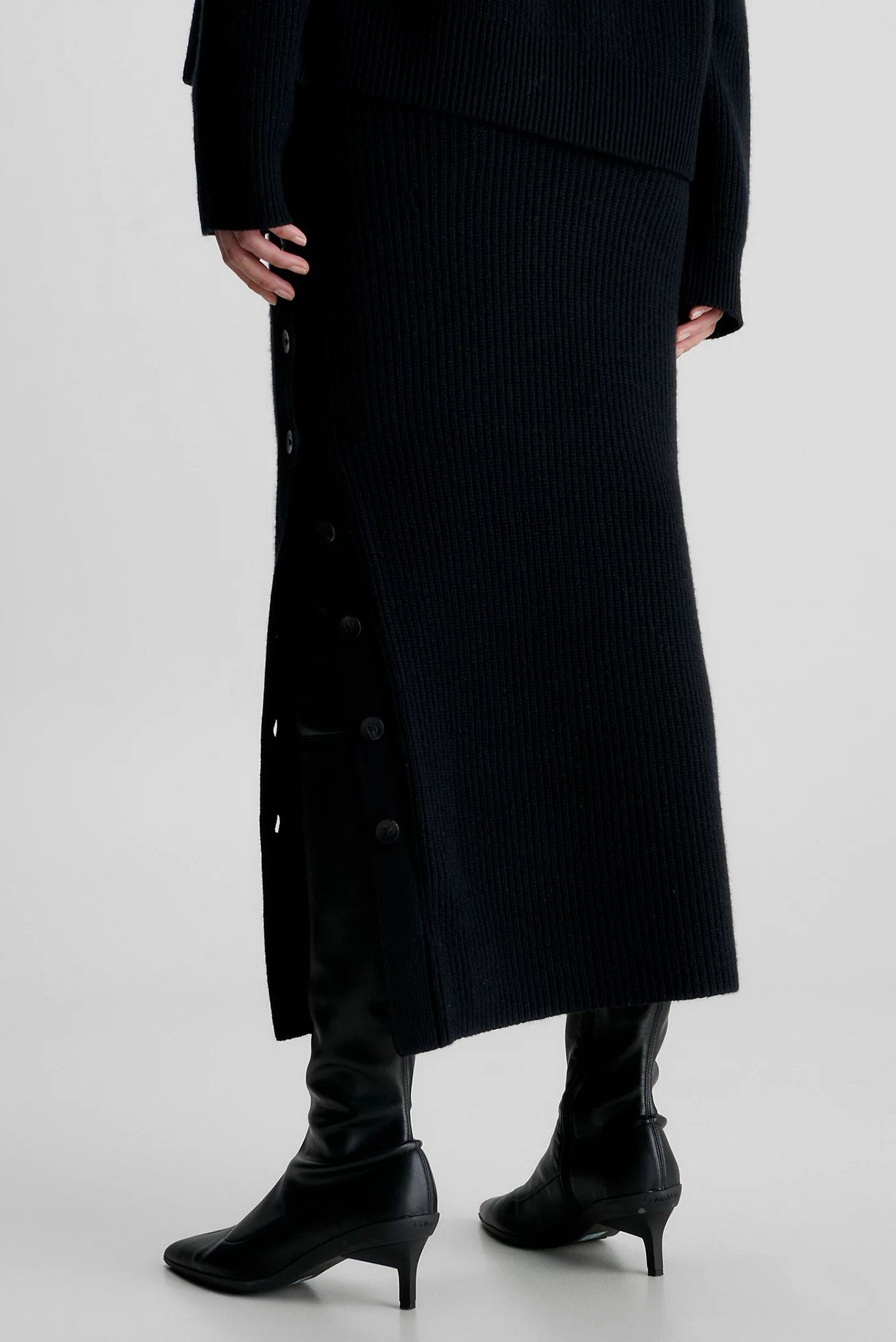 Юбка RECYCLED WOOL MAXI SKIRT 4