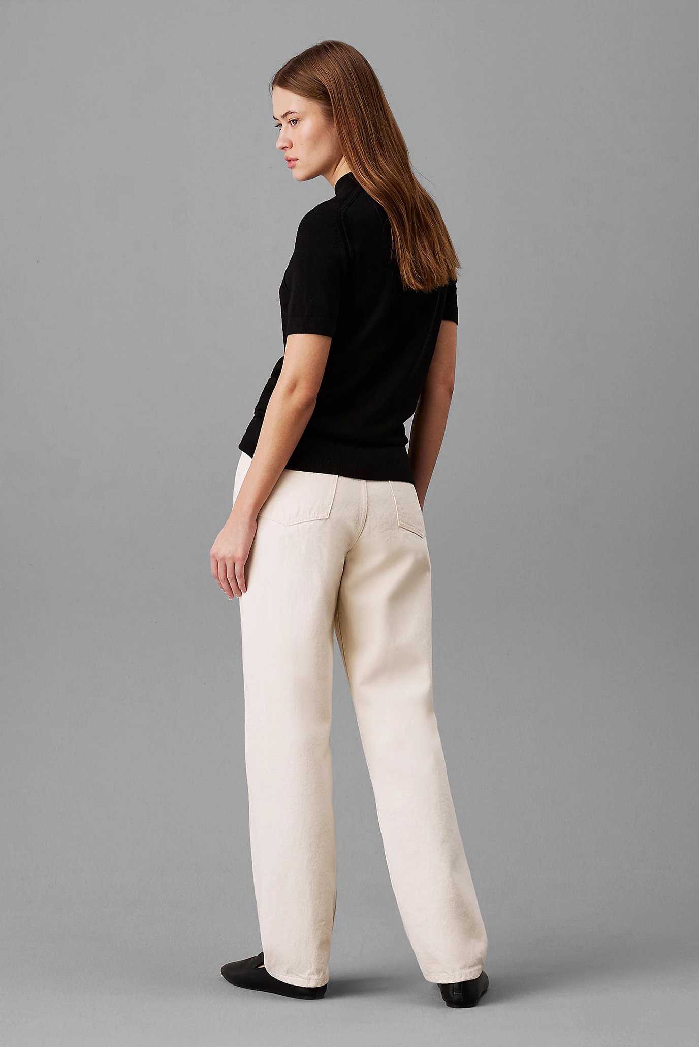 Топ MERINO WOOL MOCK-NK SWEATER SS 3