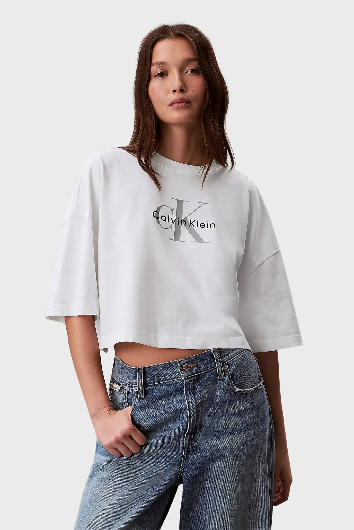 Футболка SS BOXY CROP MONOLOGO TEE 1