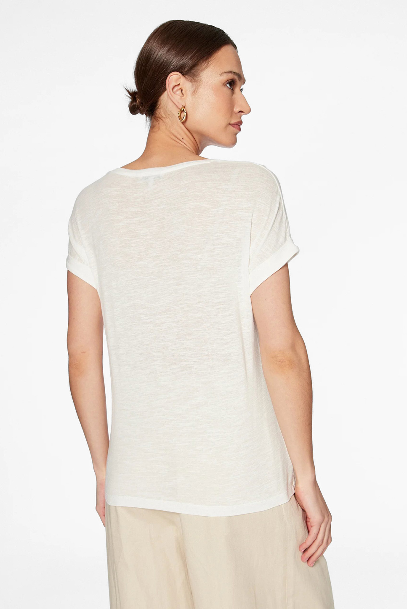 Футболка REG LYCL LINEN SCOOP-NK SS 2