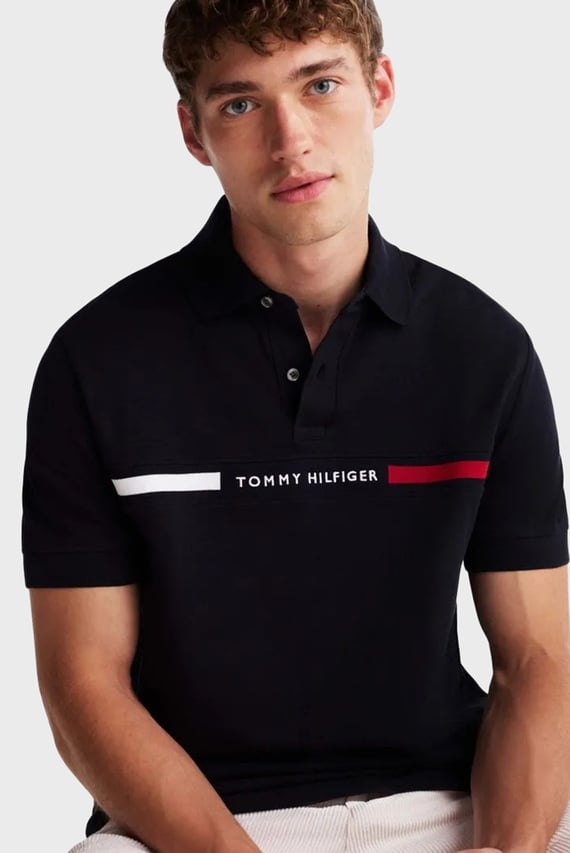 Поло HILFIGER CHEST INSERT REG POLO Tommy Hilfiger