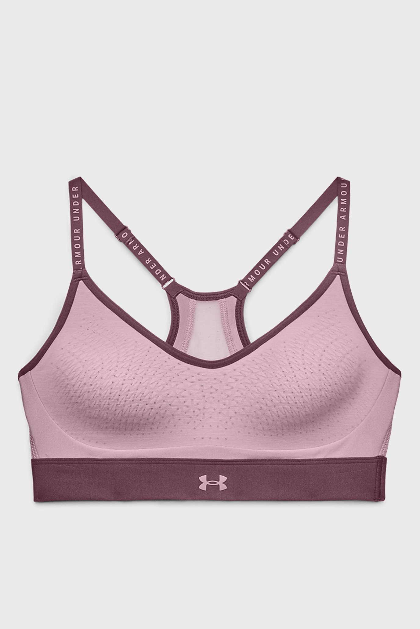 Женский розовый топ UA Infinity Low 7