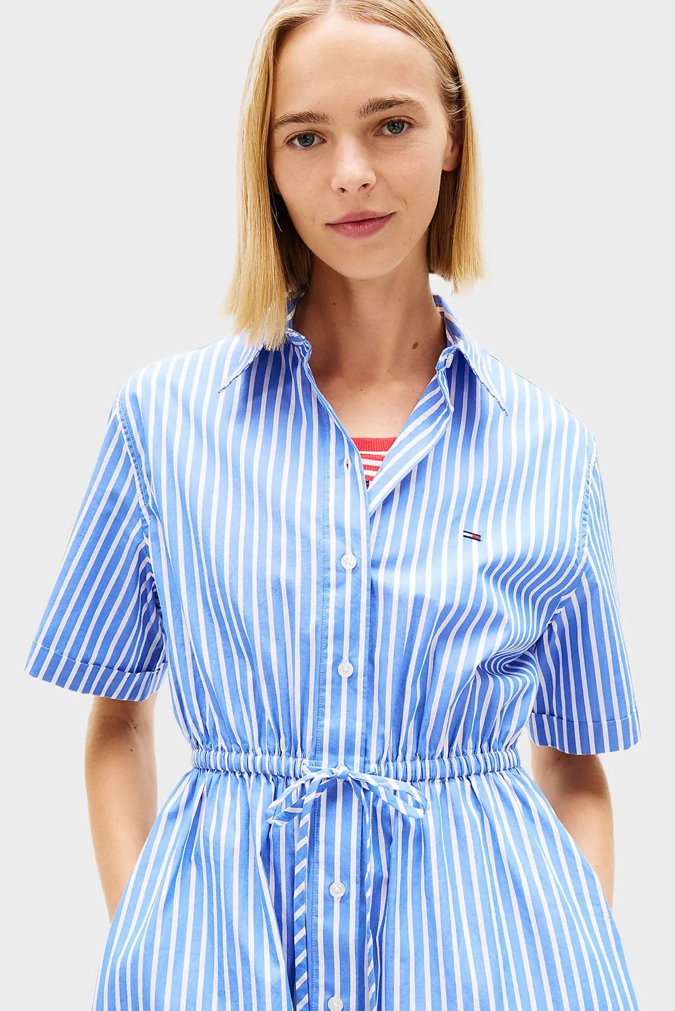 Платье TJW MINI STRIPE SHIRT DRESS 1