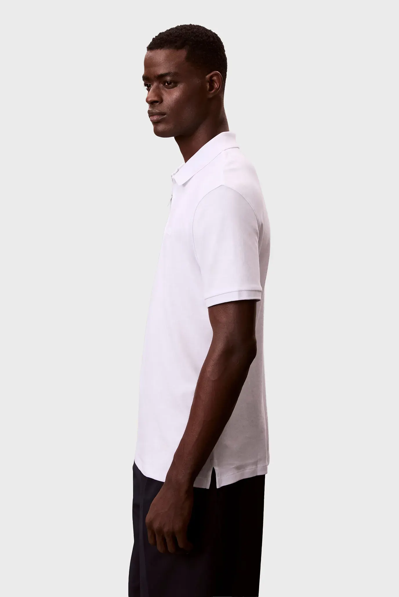 Поло SS SLIM SUPIMA ZIP POLO 4