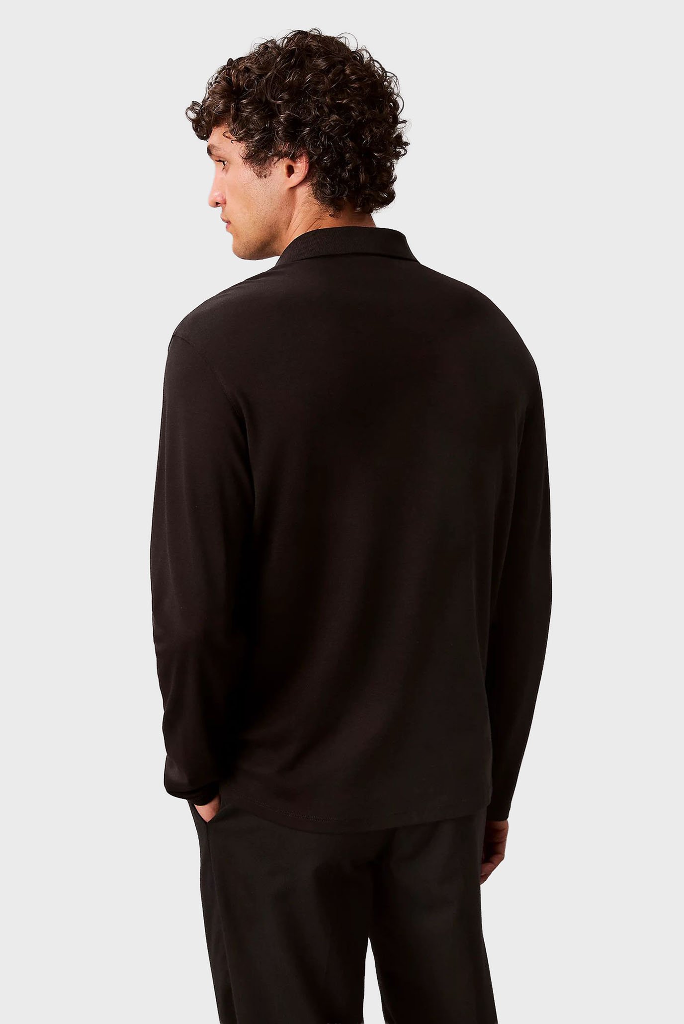 Поло с длинным рукавом LS SUPIMA COTTON SOLID POLO 3