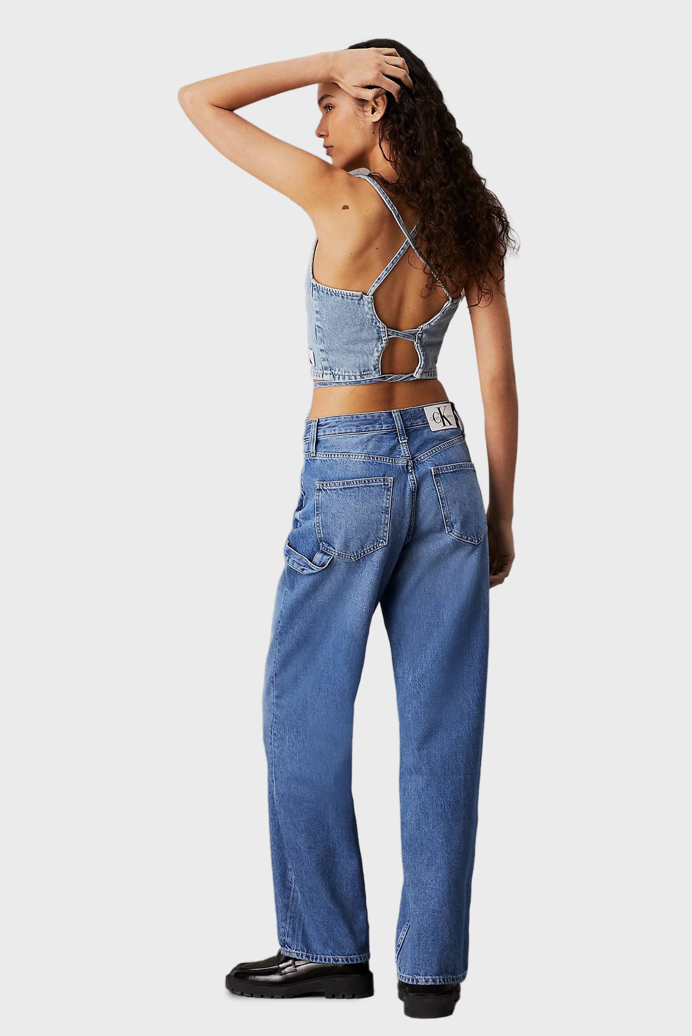 Женские синие джинсы 90'S STRAIGHT HAMMER LOOPCalvin Klein Jeans Женские синие джинсы 90'S STRAIGHT HAMMER LOOP 3