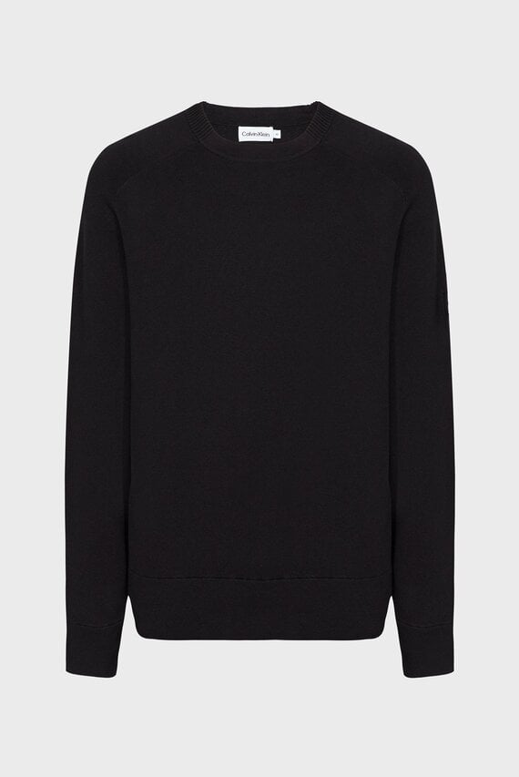 Мужской черный джемпер MILANO STITCH COMFORT Calvin Klein Мужской черный джемпер MILANO STITCH COMFORT Calvin Klein