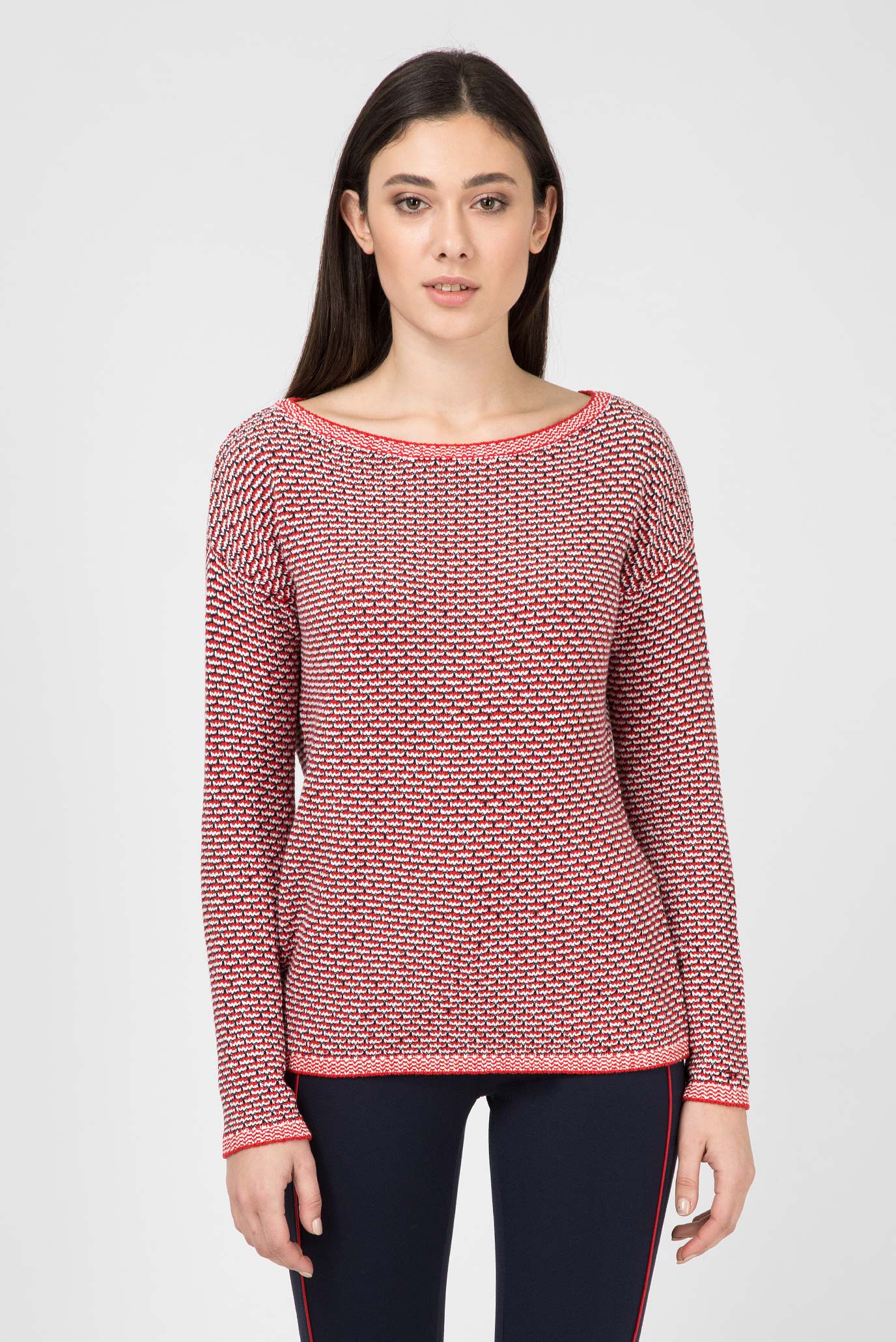 Женский джемпер с узором 6