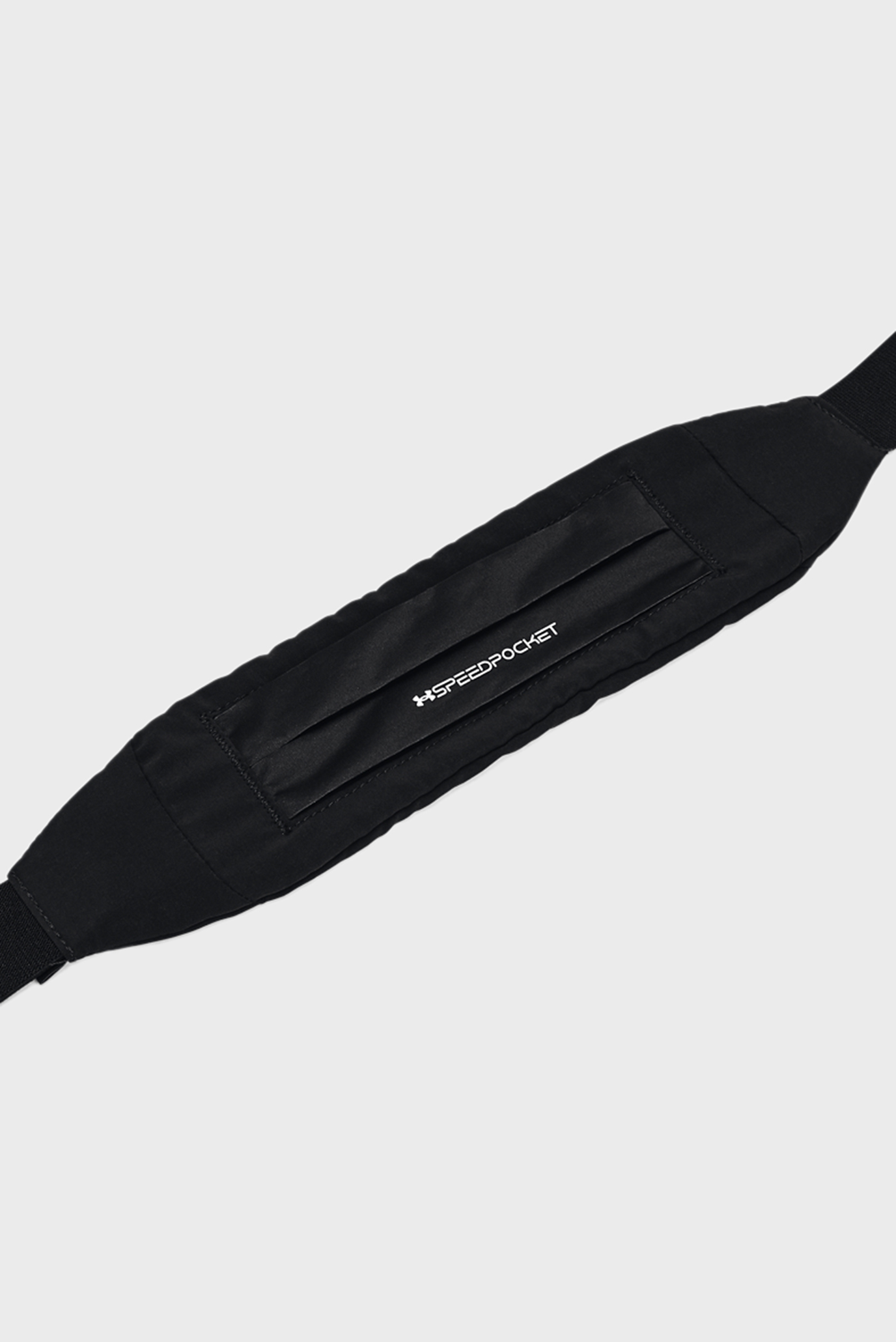 Черная поясная сумка UA Flex Speedpocket Run Belt 7