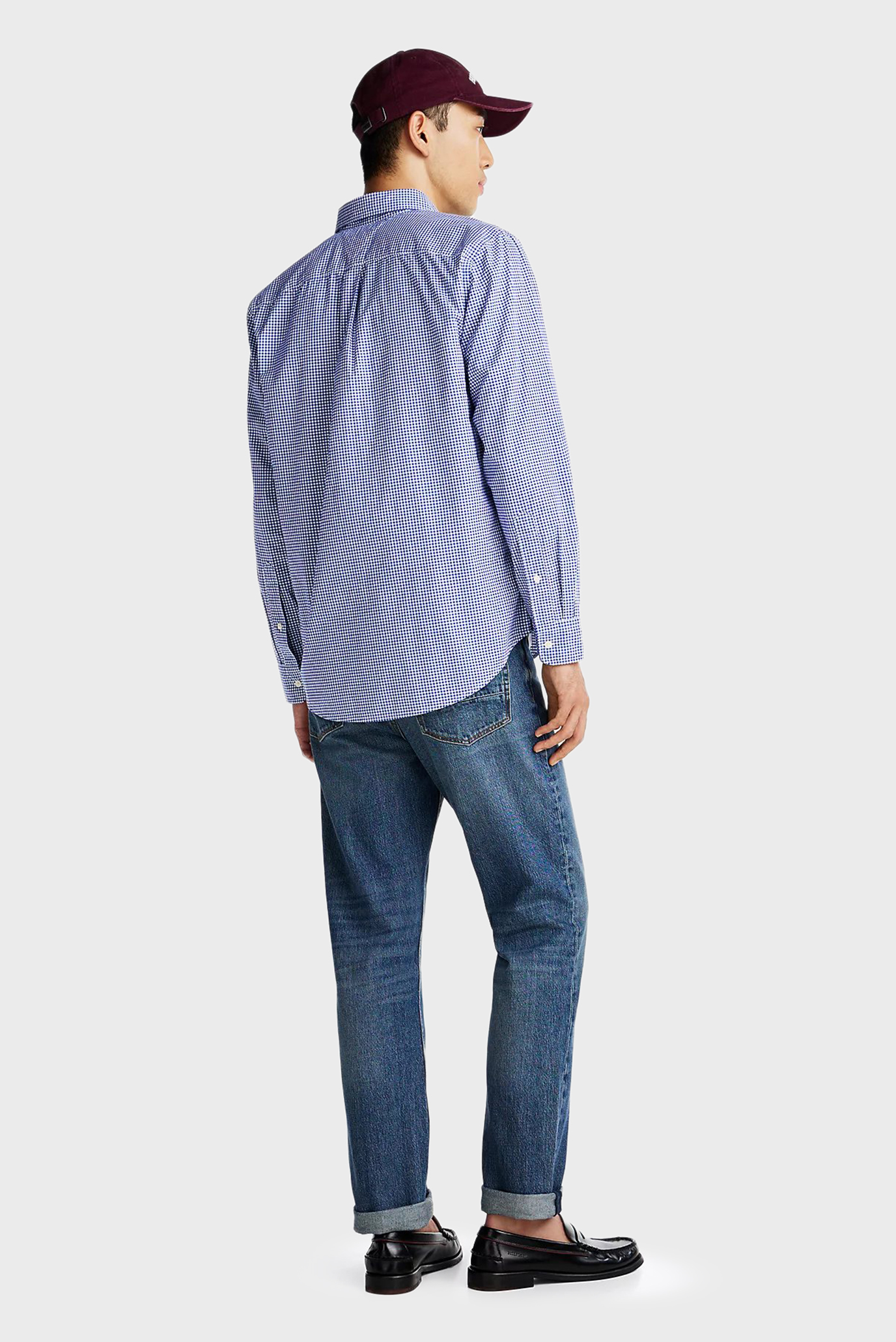 Мужская рубашка в клетку FLEX POPLIN GINGHAM RF 3