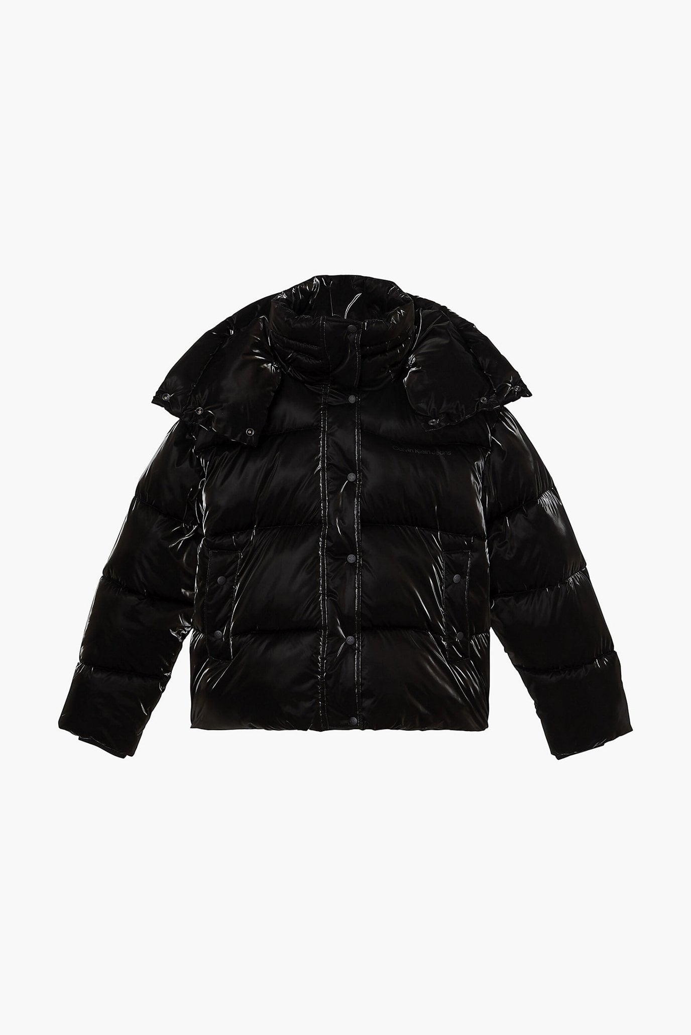 Женская черная куртка HIGH FILLED WIDE PUFFER JACKET 11
